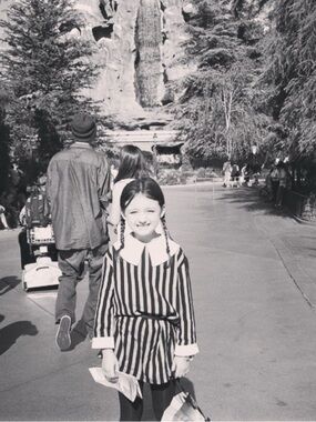 Wednesday Addams Striped Long Sleeve Dress  🎃